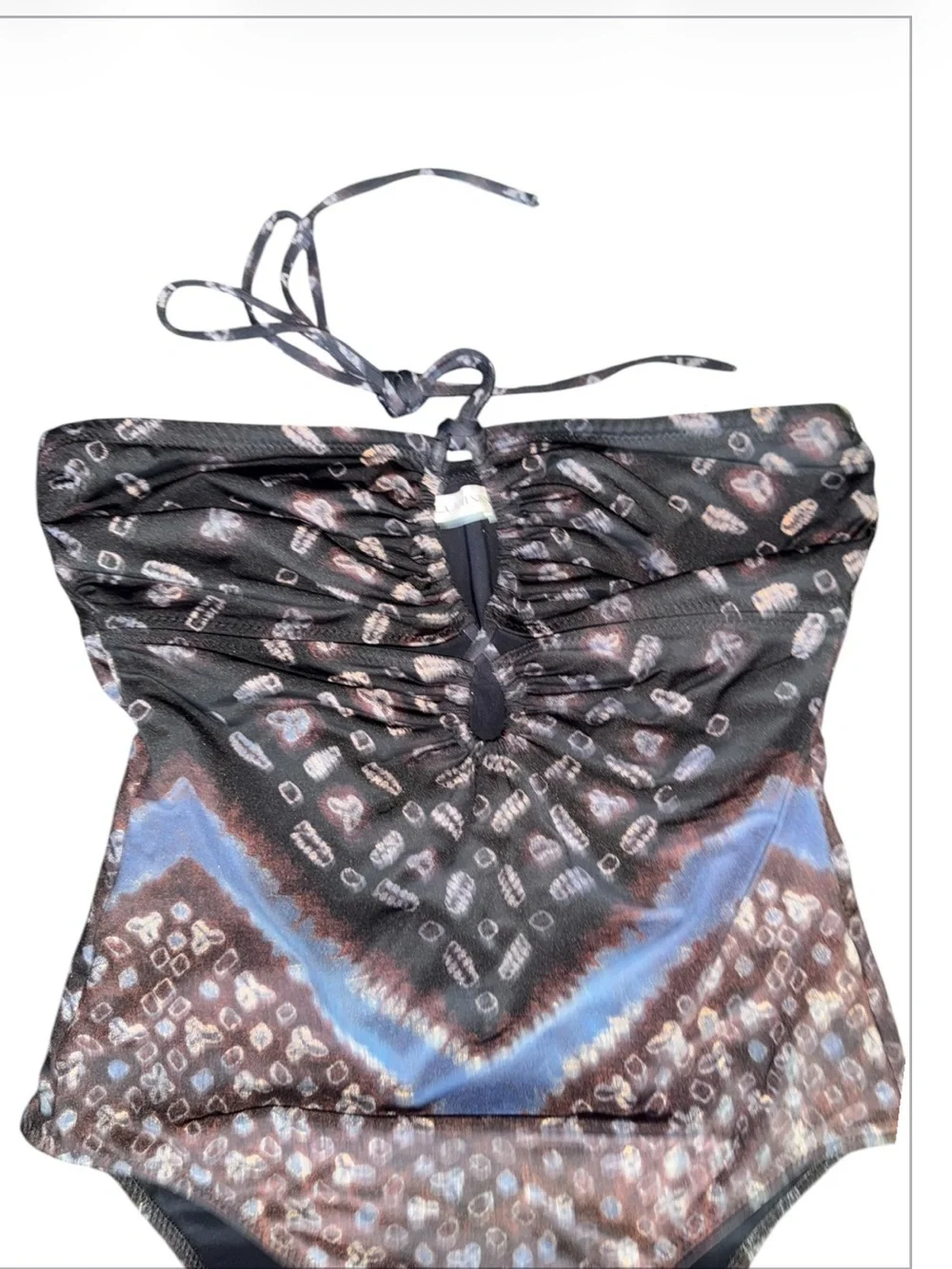 SALE $190😍 Ulla Johnson Ruched One Piece Swimsuit NWT  L Designer Swimwear